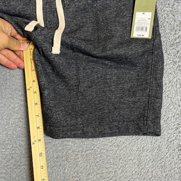 Goodfellow Knit Shorts Mens Medium Gray New Drawstring Relaxed 8.5 Inseam - Picture 6 of 9